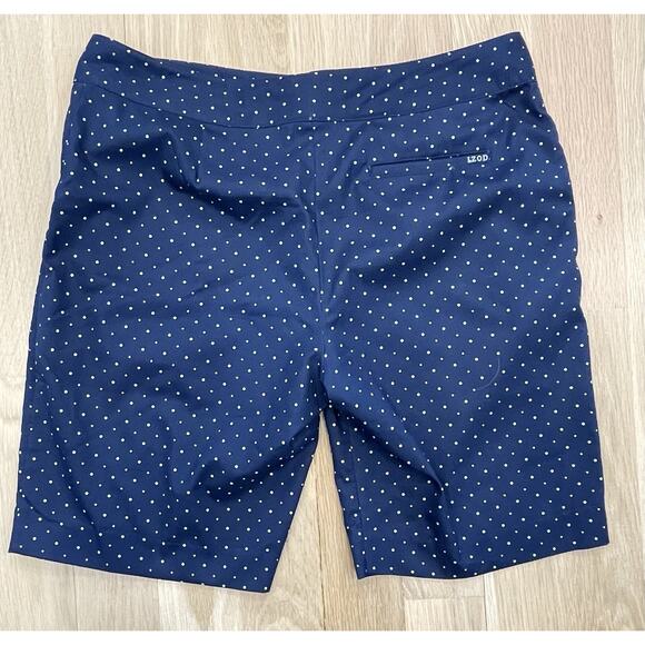 Izod Golf Women’s Shorts Navy Polka Dot Sizw 12 - Picture 2 of 8